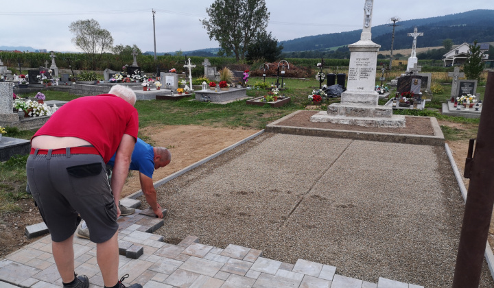 Úprava vstupov  cintorína 2022