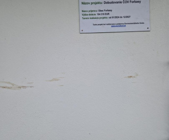 Projekty / Dobudovanie ČOV Forbasy  - foto