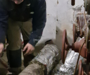 Projekty / „Projekt je podporený z rozpočtu Prešovského samosprávneho kraja“ - Výmena kotla na vykurovanie kultúrneho domu  - foto