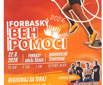 Aktuality / Forbaský beh pomoci 2026 - 22.08.2026 16.00 hod. na Ščave - foto