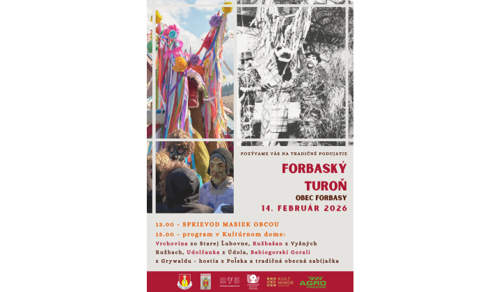 Forbaský turoň - pozývame na tradičné podujatie dňa 14.2.2026 o 13.00 hod.
